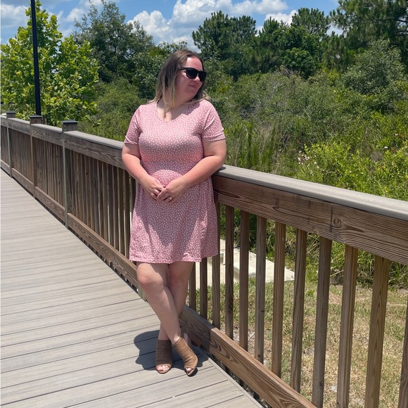 Polka Dot tshirt dress - Picture 1 of 4